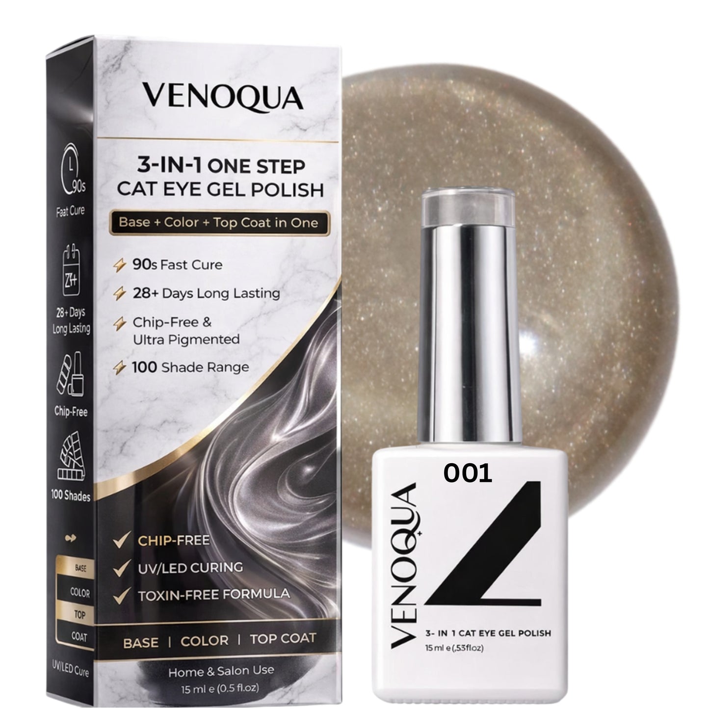 3-IN-1 CAT EYE GEL POLISH – 001
