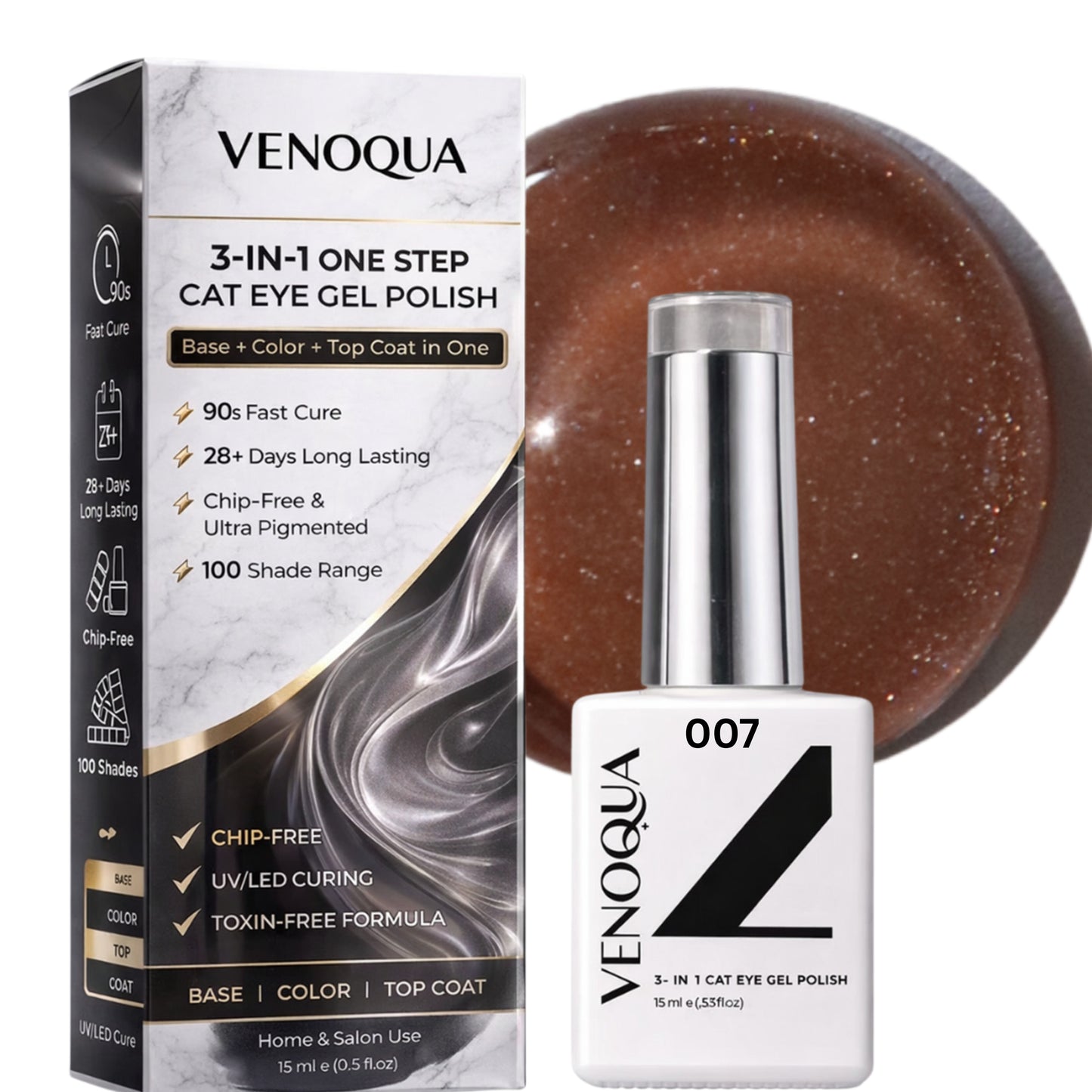 3-IN-1 CAT EYE GEL POLISH – 007