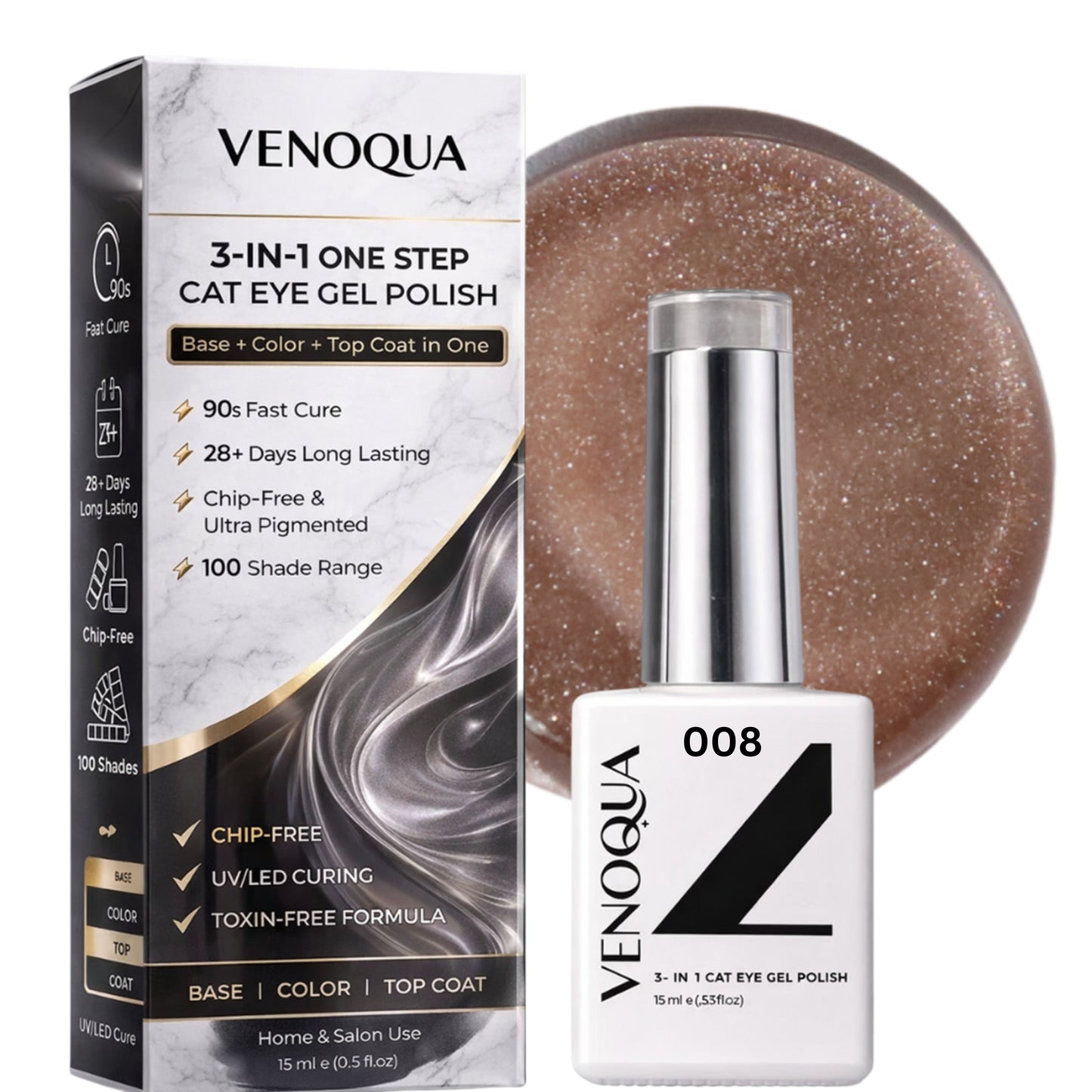 3-IN-1 CAT EYE GEL POLISH – 008